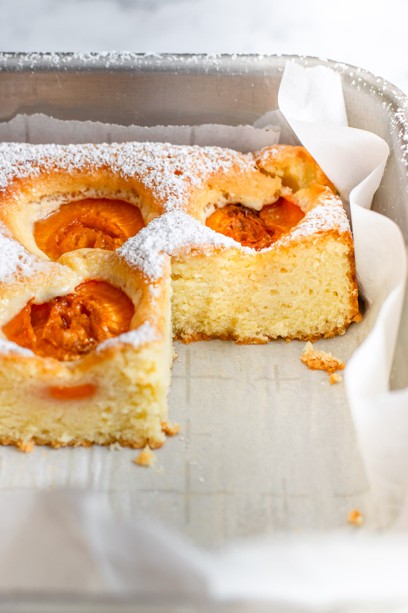 Apricot Recipe - Cake - Apricot-Almond Layer Cake